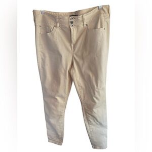 Torrid Cream Jeggings Like New